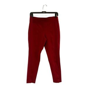 Anne Klein Red Leggings High-Waisted Slim Fit